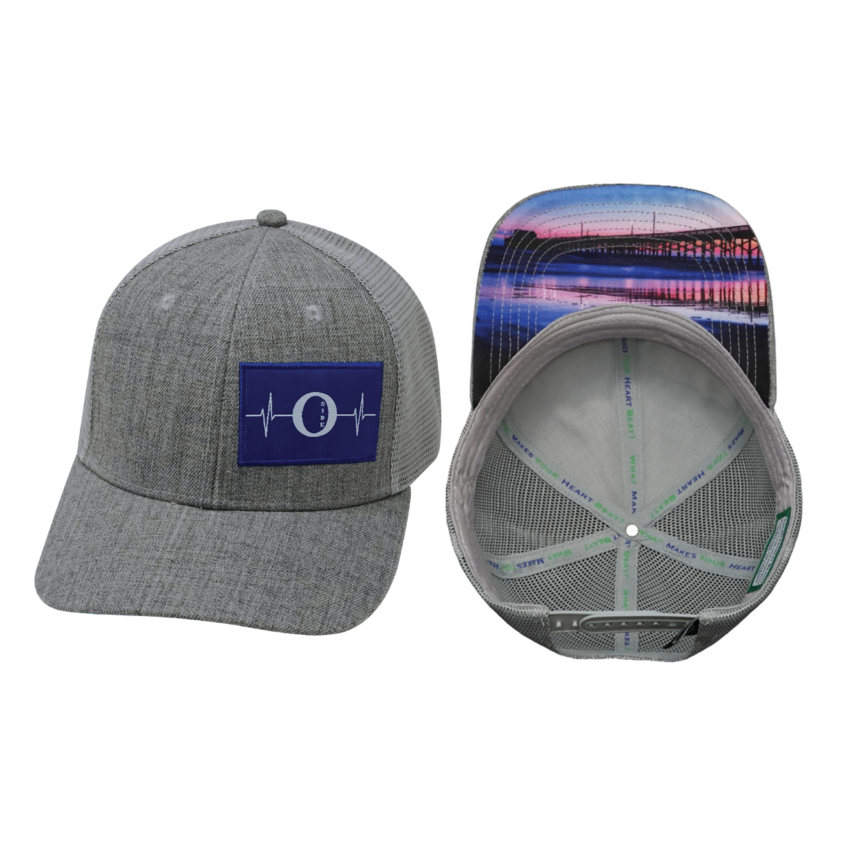 Oceanside "Oside" - 6 Panel - Heather Gray (Unisex)