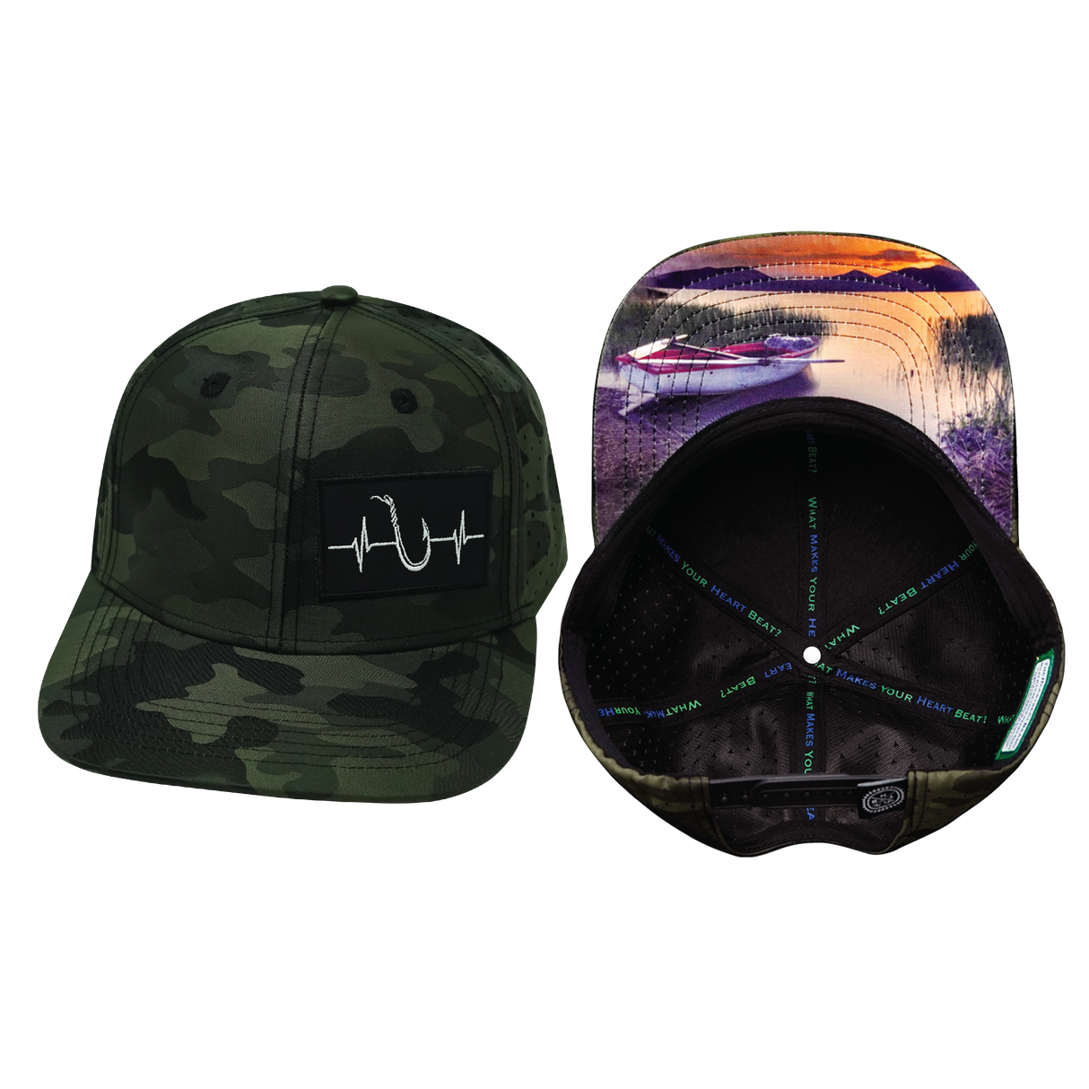 Fishing - 6 Panel - Green Camo (Unisex)