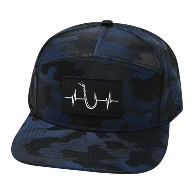 Fishing - 7 Panel - Navy Camo - Laser Mesh (Unisex)
