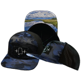 Alabama - 7 Panel - Navy Camo / Black- Laser Mesh  (Unisex)
