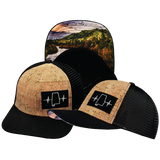 Alabama - 6 Panel - Cork - Black - Trucker Mesh (Unisex)