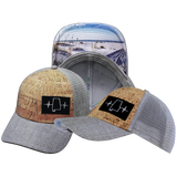 Alabama - 6 Panel - Shallow Fit - Cork - Heather Gray / Gray - Trucker Mesh (Unisex)