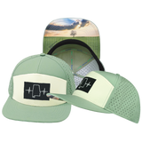 Alabama - 7 Panel - Sage / Cream - Laser Mesh (Unisex)