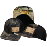 Alabama - 6 Panel - Tan Camo / Black - Trucker Mesh (Unisex)