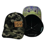 Alaska - 6 Panel - Shallow Fit - Pony Tail - Camo / Black (Unisex)