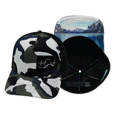 Alaska - 5 Panel - Structured - Camo - White / Blue / Gray / Black (Unisex)