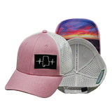 Alabama - 6 Panel - Shallow Fit - Pony Tail - Pink / White (Unisex)
