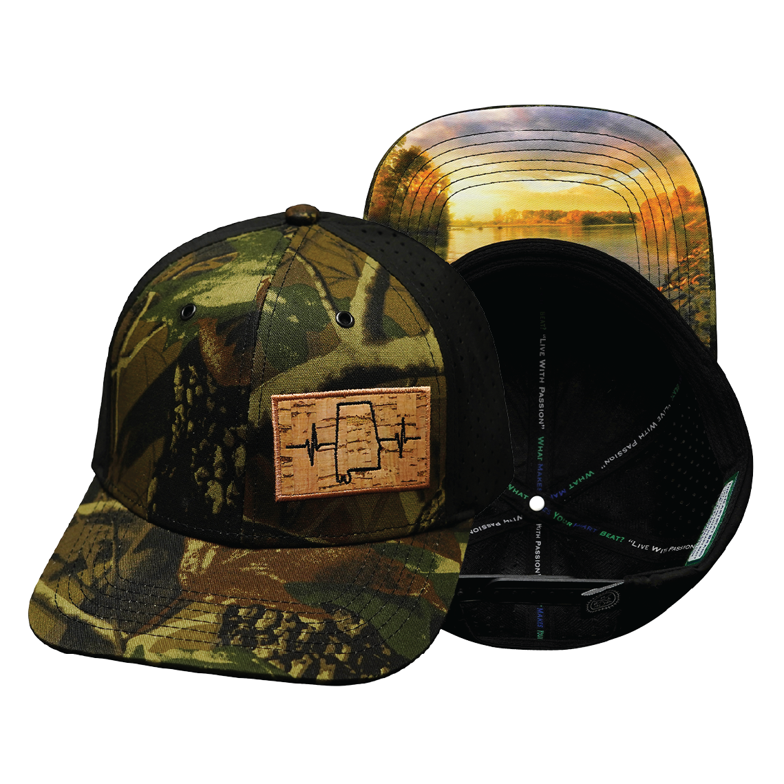 Alabama - 6 Panel - Tan Tree Camo / Black (Unisex)