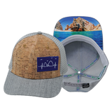 Cabo - 6 Panel - Cork - Heather Gray - Trucker Mesh (Unisex)