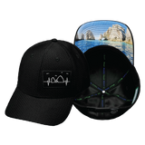 Cabo - 6 Panel - AirMesh - Atheltic Fit - Black (Unisex)