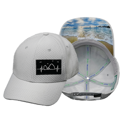 Cabo - 6 Panel - AirMesh - Atheltic Fit - Gray - Fabric Back (Unisex)