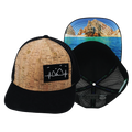 Cabo - 6 Panel - Cork - Black - Trucker Mesh (Unisex)