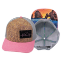Cabo - 6 Panel - Cork - Pink / Gray - Trucker Mesh (Unisex)