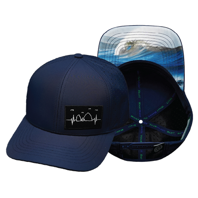 Cabo - 6 Panel - Dark Blue - Laser Mesh (Unisex)
