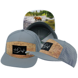 Alaska - 7 Panel - Cork - Gray Blue - Laser Mesh (Unisex)