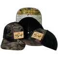 Alaska - 6 Panel - Tan Camo / Black - Laser Mesh (Unisex)