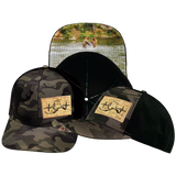 Alaska - 6 Panel - Tan Camo / Black - Laser Mesh (Unisex)
