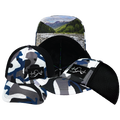 Alaska - 6 Panel - Unstructured - Camo - White / Gray / Blue / Black - Soft Trucker Mesh (Unisex)