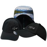 Alaska - 6 Panel - Unstructured - Black - Soft Trucker Mesh (Unisex)