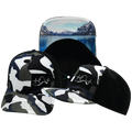 Alaska - 5 Panel - Structured - Camo - White / Blue / Gray / Black - Laser Mesh (Unisex)