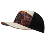 THB - 7 Panel - Art Deco - Cream / Black - Laser Mesh (Unisex)