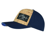 Beach - 6 Panel - Cork - Dark Blue - Laser Mesh (Unisex)