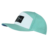 Beach - 7 Panel - Mint / White - Laser Mesh (Unisex)