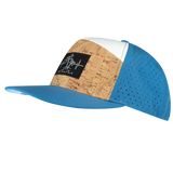 Beach - 7 Panel - Cork - Blue / White - Laser Mesh (Unisex)