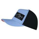 Beach - 5 Panel - Structured - Light Blue / Black - Laser Mesh (Unisex)
