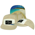 Beach - 5 Panel - Sporty - Unstructured - Sand / White - Laser Mesh (Unisex)
