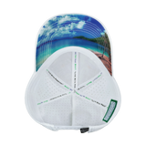 Beach - 6 Panel - Shallow Fit - Pony Tail - Cork - White (Unisex)