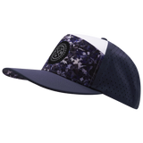 THB - 7 Panel - Blue Fall Camo - Charcoal / White - Laser Mesh (Unisex)