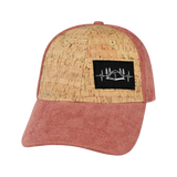 Camping - 6 Panel - Shallow Fit - Cork - Corduroy - Peach - Fabric Back (Unisex)