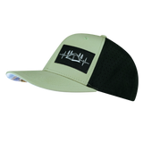 Camping - 6 Panel - Sage / Black - Laser Mesh (Unisex)