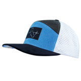 California - 7 Panel - Corduroy - Charcoal / Light Blue / White - Jersey Mesh (Unisex)