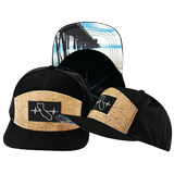 California - 7 Panel - Cork - Black - Jersey Mesh (Unisex)