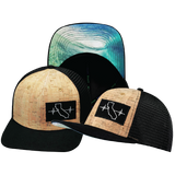 California - 6 Panel - Cork - Black - Trucker Mesh (Unisex)