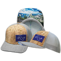 California - 6 Panel - Cork - Heather Gray / Gray - Trucker Mesh (Unisex)