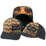 California - 6 Panel - Cork - Charcoal Gray - Trucker Mesh (Unisex)