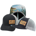 California - 6 Panel - Charcoal / Gray - Trucker Mesh (Unisex)