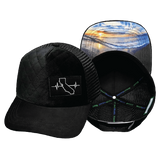 California - 5 Panel - Quilted - Black (Unisex)