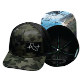 California - 6 Panel - Green Camo / Black (Unisex)