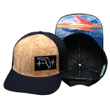 Florida - 6 Panel - Cork - Black - Trucker Mesh (Unisex)