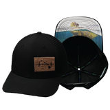 Hawaii - 6 Panel - Black (Unisex)