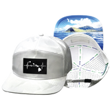 Hawaii - 7 Panel - White Camo (Unisex)