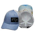 **YOUTH** Florida  - 6 Panel - Shallow Fit - Light Blue / White - Trucker Mesh (Unisex)