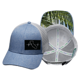California - 6 Panel - Shallow Fit - Blue / White (Unisex)
