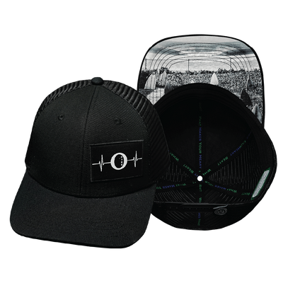 Oceanside "Oside" - 6 Panel - Black - Trucker Mesh (Unisex)
