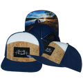Camping - 7 Panel - Cork - Navy / White - Laser Mesh (Unisex)