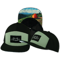 Camping - 7 Panel - Black / Sage - Laser Mesh (Unisex)